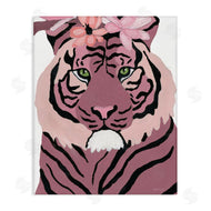 Yvette St. Amant | Tiger with Pink Blooms