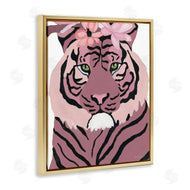 Yvette St. Amant | Tiger with Pink Blooms