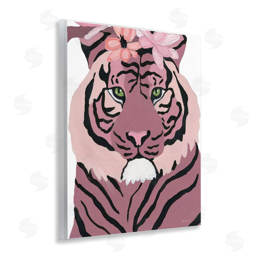 Yvette St. Amant | Tiger with Pink Blooms