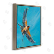 Sue Schlabach | Soaring Bird on Blue