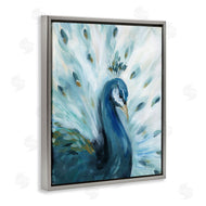 Yvette St. Amant | Elegant Peacock Painting