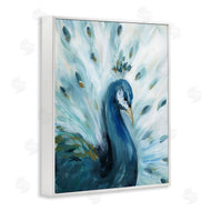 Yvette St. Amant | Elegant Peacock Painting