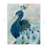 Yvette St. Amant | Elegant Blue Peacock
