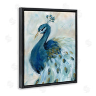 Yvette St. Amant | Elegant Blue Peacock