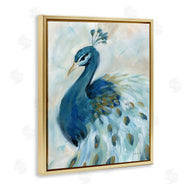 Yvette St. Amant | Elegant Blue Peacock