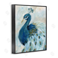 Yvette St. Amant | Elegant Blue Peacock