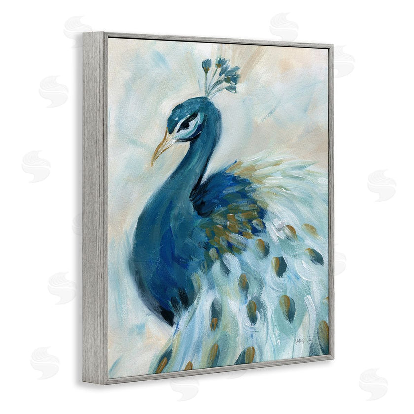 Yvette St. Amant | Elegant Blue Peacock