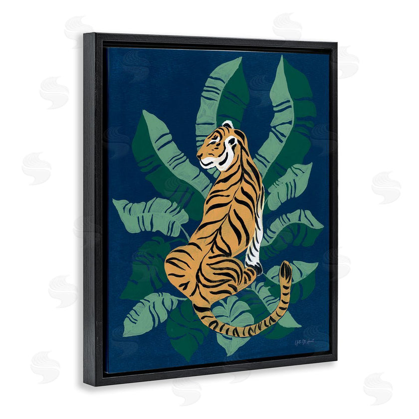 Yvette St. Amant | Tiger Sitting over Palms