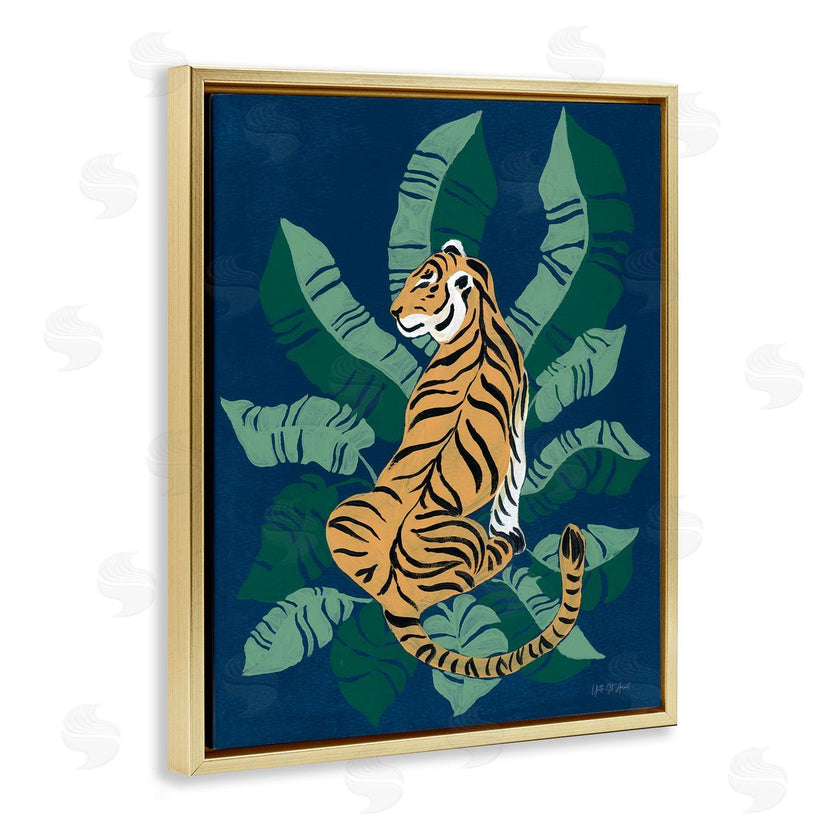 Yvette St. Amant | Tiger Sitting over Palms