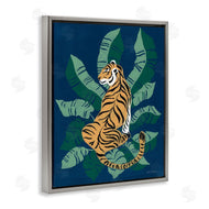 Yvette St. Amant | Tiger Sitting over Palms