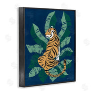 Yvette St. Amant | Tiger Sitting over Palms