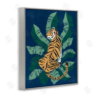 Yvette St. Amant | Tiger Sitting over Palms