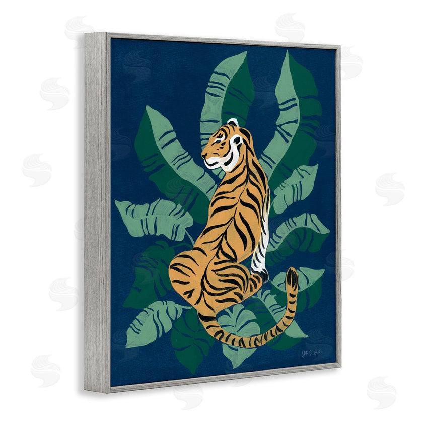 Yvette St. Amant | Tiger Sitting over Palms