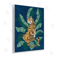 Yvette St. Amant | Tiger Sitting over Palms