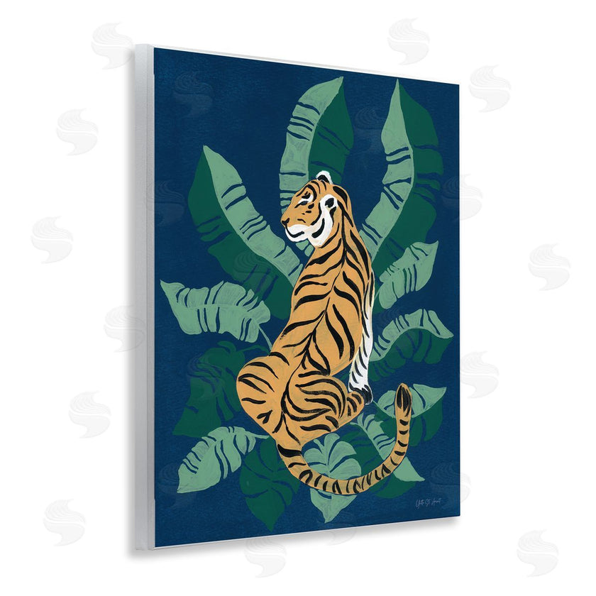 Yvette St. Amant | Tiger Sitting over Palms