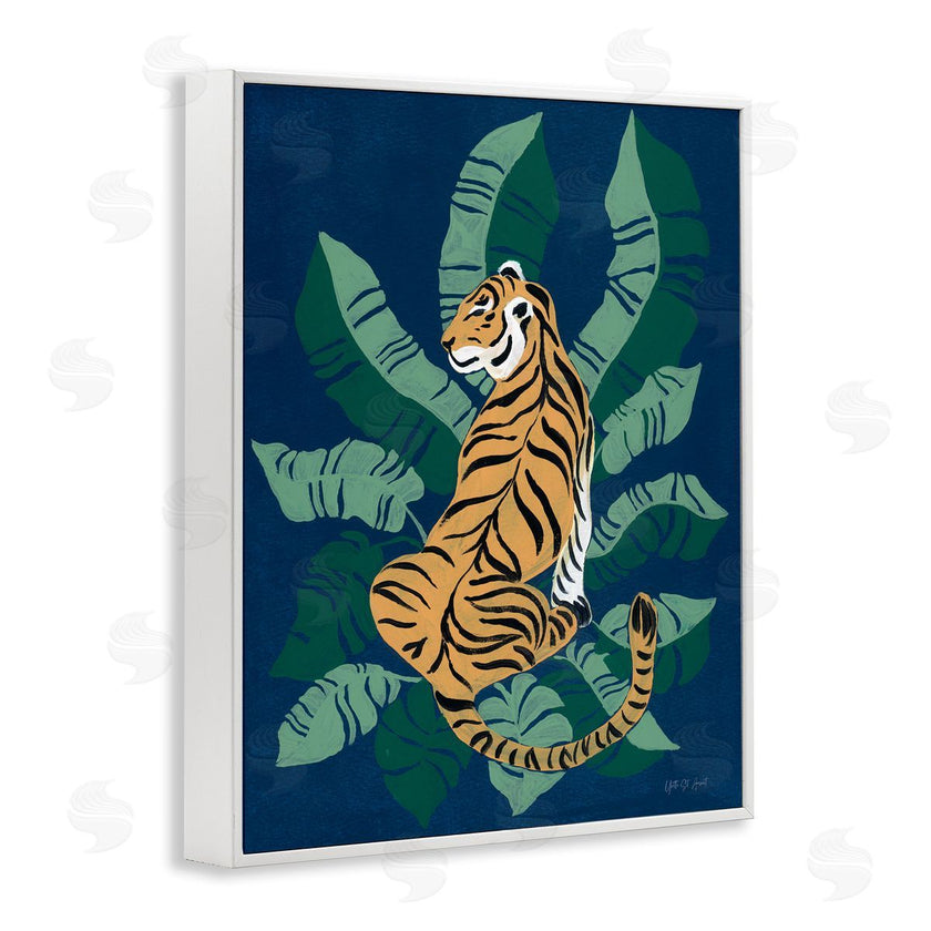 Yvette St. Amant | Tiger Sitting over Palms