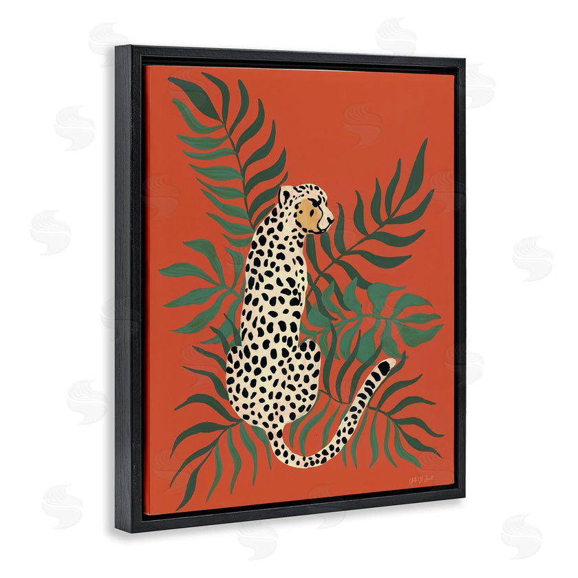Yvette St. Amant | Leopard and Palm Leaves