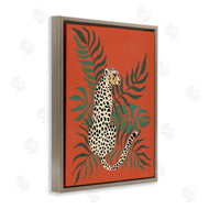 Yvette St. Amant | Leopard and Palm Leaves