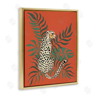 Yvette St. Amant | Leopard and Palm Leaves