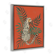 Yvette St. Amant | Leopard and Palm Leaves
