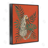 Yvette St. Amant | Leopard and Palm Leaves