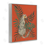 Yvette St. Amant | Leopard and Palm Leaves