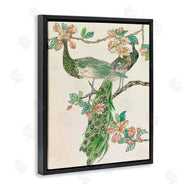 Melissa Wang | Peacock and Cherry Blossoms