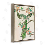Melissa Wang | Peacock and Cherry Blossoms