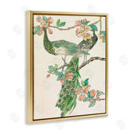 Melissa Wang | Peacock and Cherry Blossoms