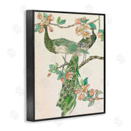 Melissa Wang | Peacock and Cherry Blossoms