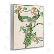 Melissa Wang | Peacock and Cherry Blossoms