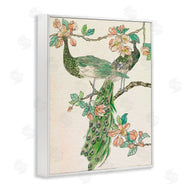 Melissa Wang | Peacock and Cherry Blossoms
