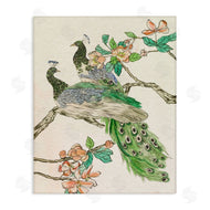 Melissa Wang | Peacock Perched on Branch