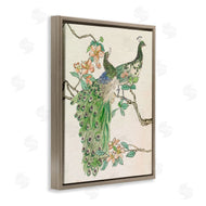 Melissa Wang | Peacock Pair on Branch