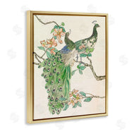 Melissa Wang | Peacock Pair on Branch