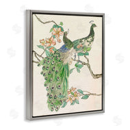 Melissa Wang | Peacock Pair on Branch