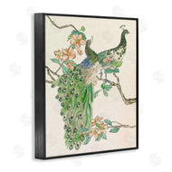 Melissa Wang | Peacock Pair on Branch