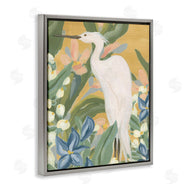 June Erica Vess | Tropical Egret Painting