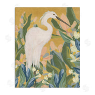 June Erica Vess | Egret and Lake Vegetation