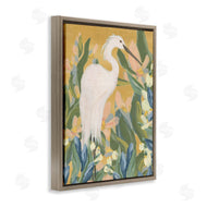 June Erica Vess | Egret and Lake Vegetation