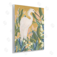 June Erica Vess | Egret and Lake Vegetation
