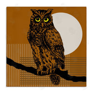 Regina Moore | Owl Perched with Moon