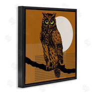 Regina Moore | Owl Perched with Moon