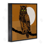 Regina Moore | Owl Perched with Moon