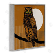 Regina Moore | Owl Perched with Moon