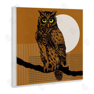 Regina Moore | Owl Perched with Moon