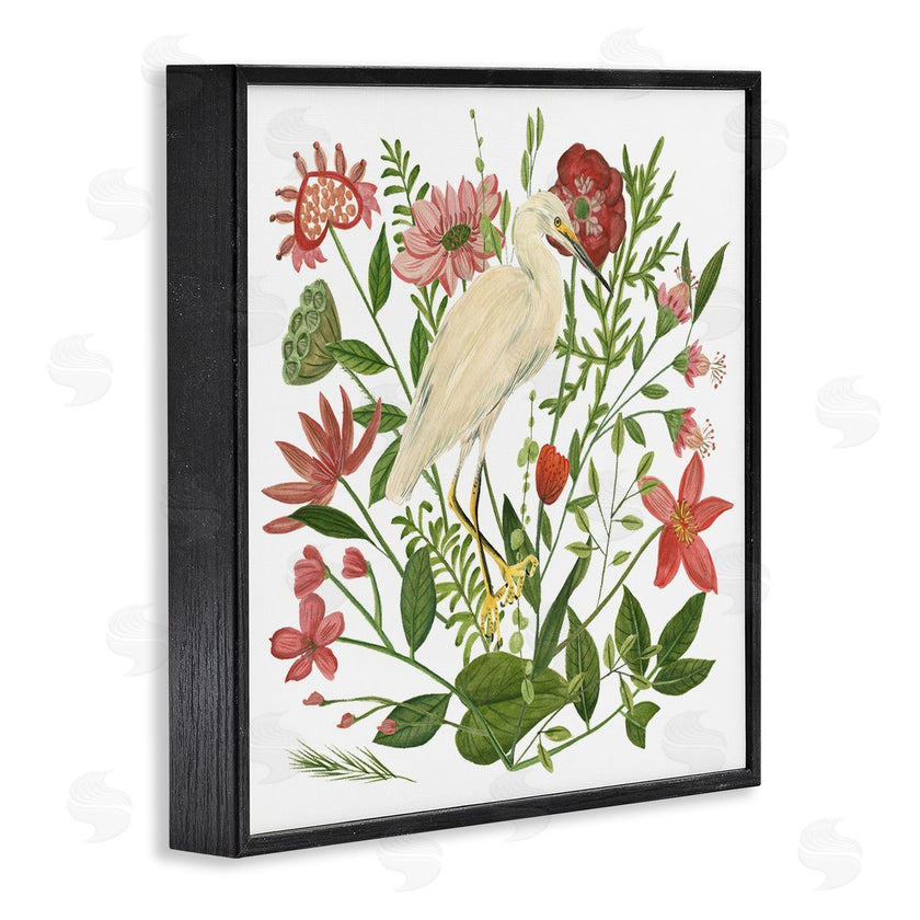 Melissa Wang | Nautical Flowers and Egret