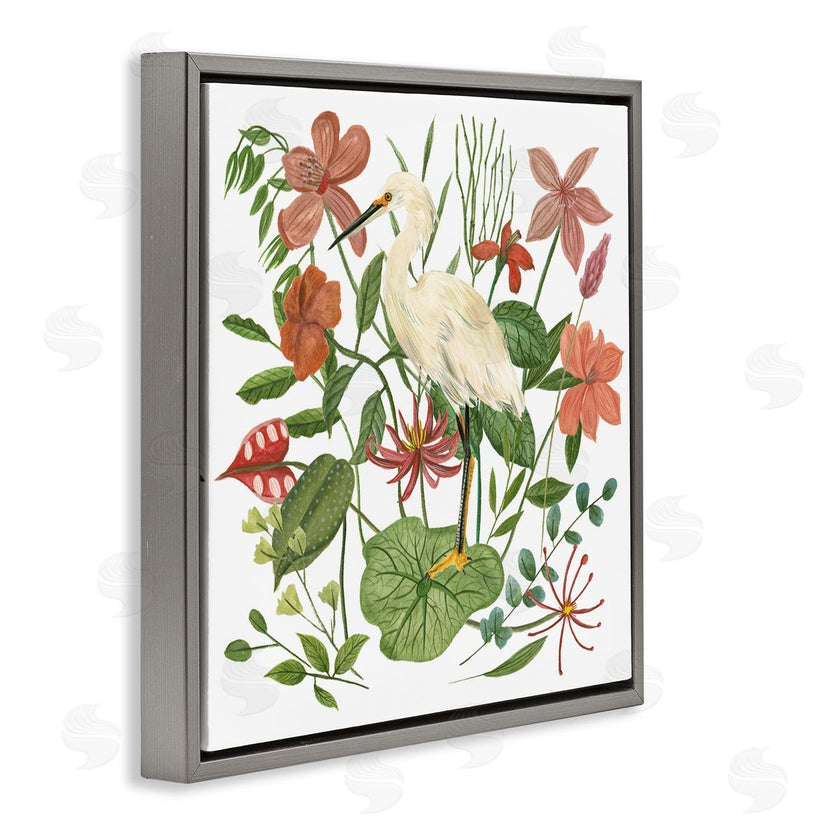 Melissa Wang | Heron with Wild Florals