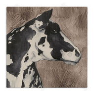 Grace Popp | Rustic Cow Looking Right