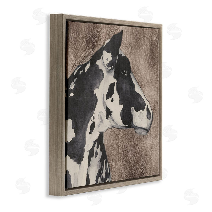 Grace Popp | Rustic Cow Looking Right
